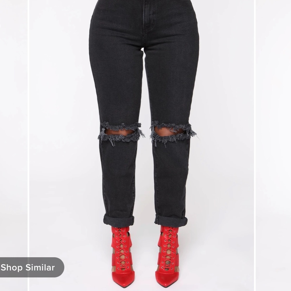 Black Boyfriend Jeans